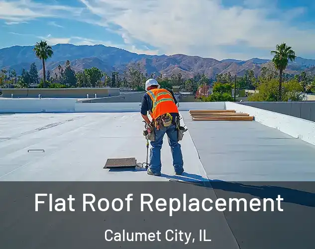  Flat Roof Replacement Calumet City, IL