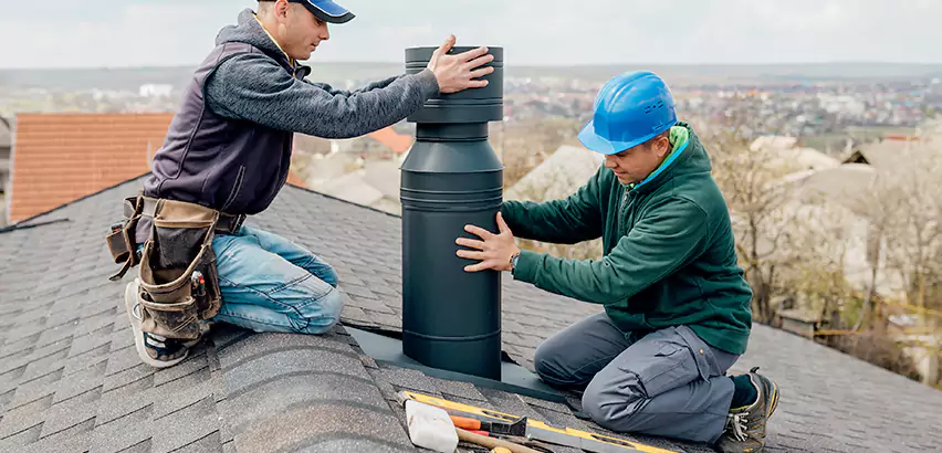 Chimney Flashing Replacement for Storm Damage in Calumet City