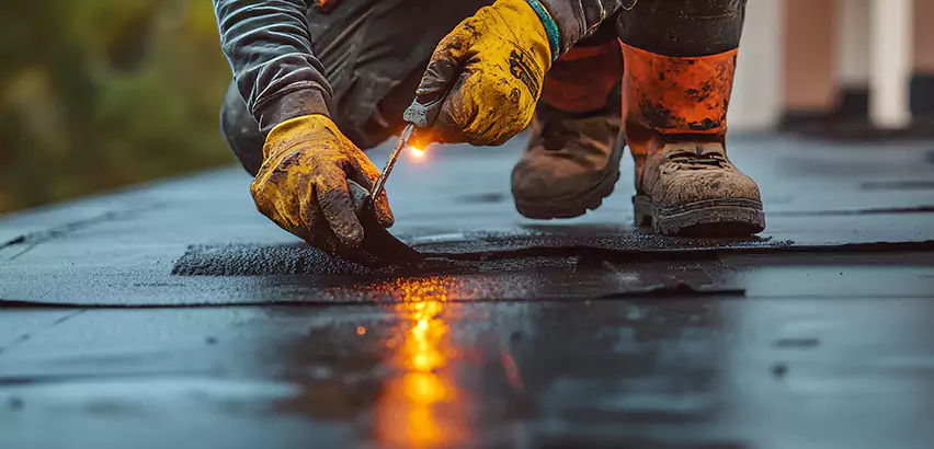 EPDM Roof Repair Tape Application in Calumet City