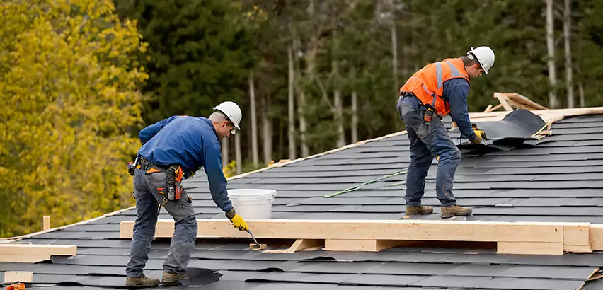 Garage Felt Roof Replacement in Calumet City