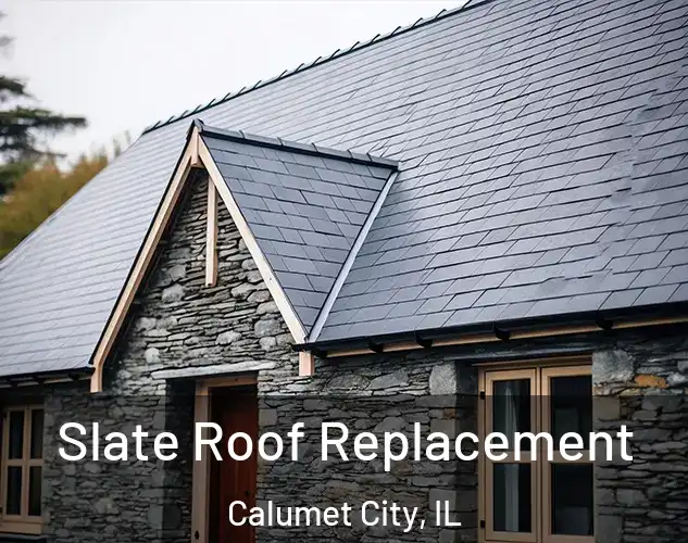  Slate Roof Replacement Calumet City, IL